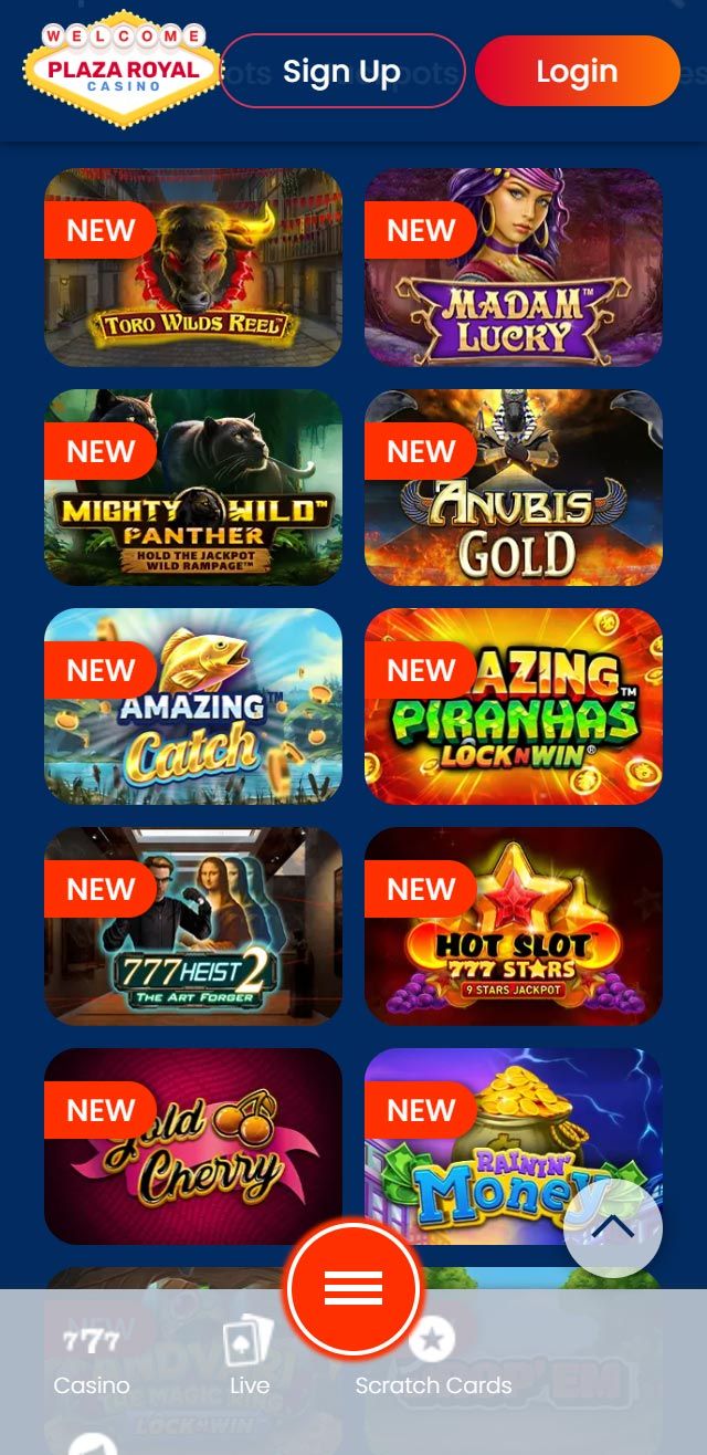 Plaza Royal Casino review lists all the bonuses available for you today