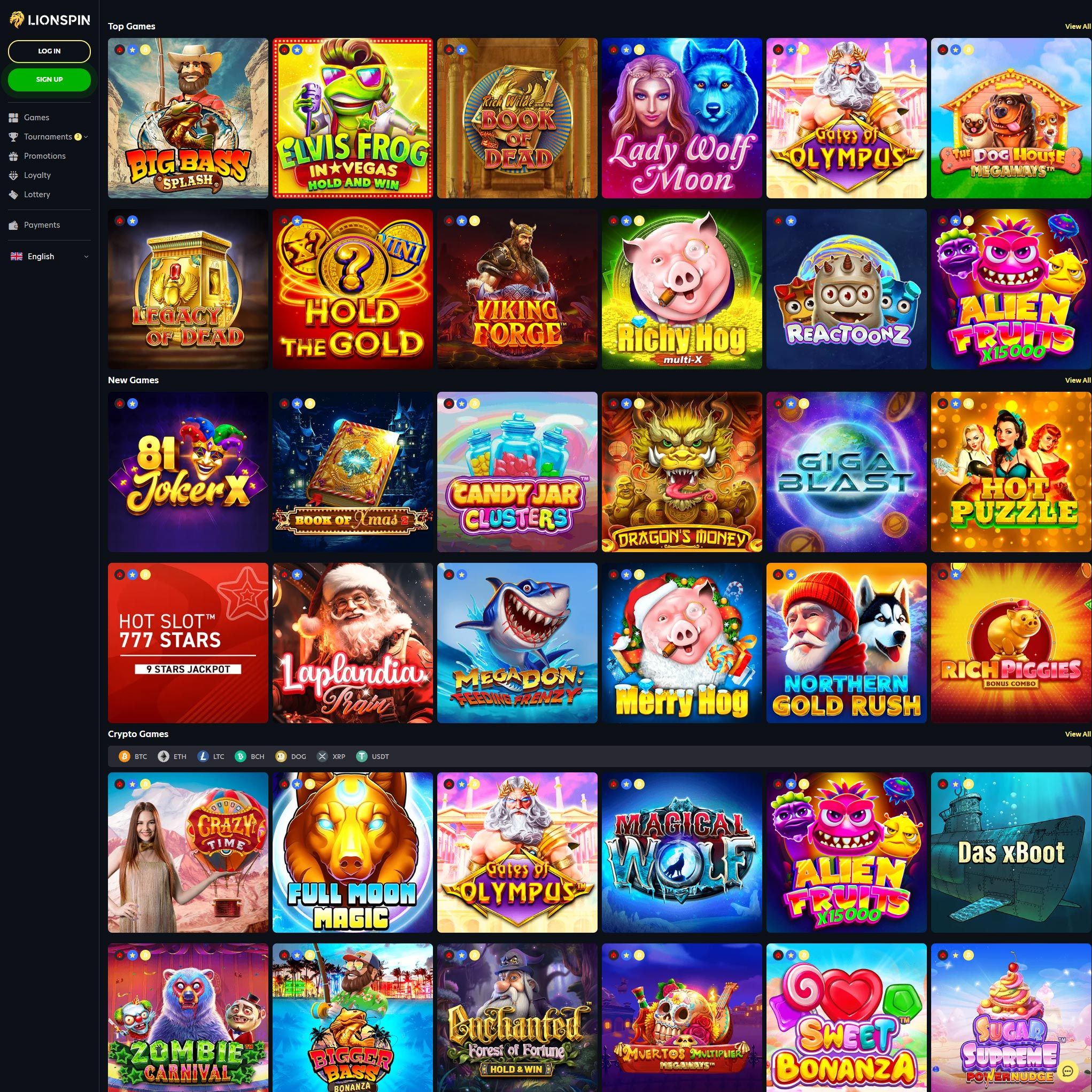 Lionspin Casino review by Mr. Gamble