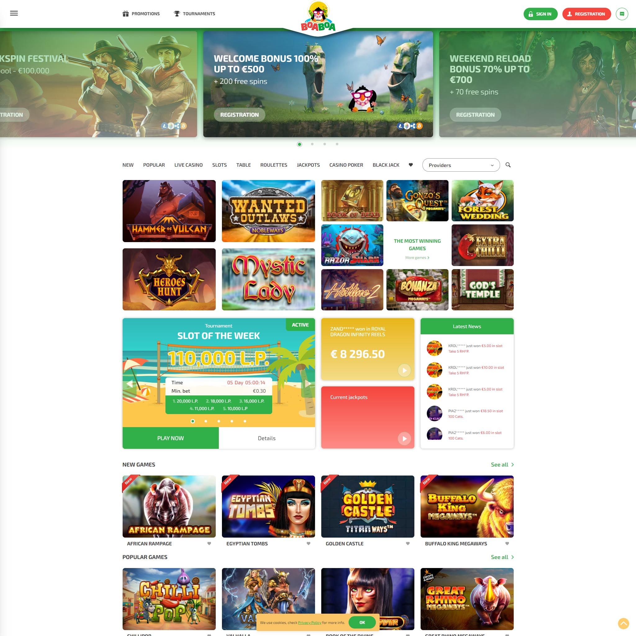 BoaBoa Casino review by Mr. Gamble