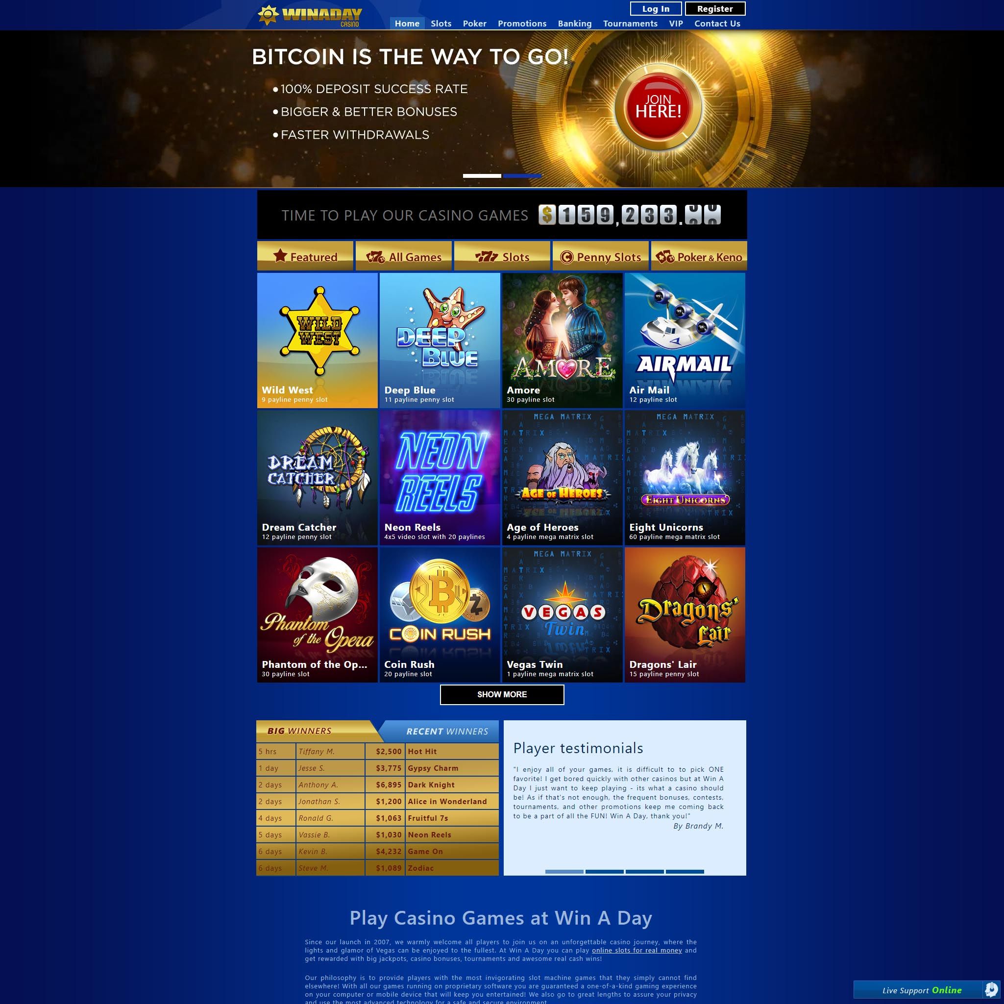 Winaday Casino review by Mr. Gamble