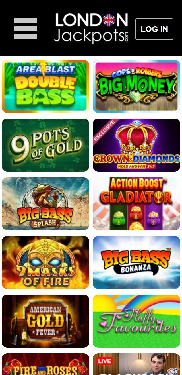 London Jackpots Casino review lists all the bonuses available for UK players today