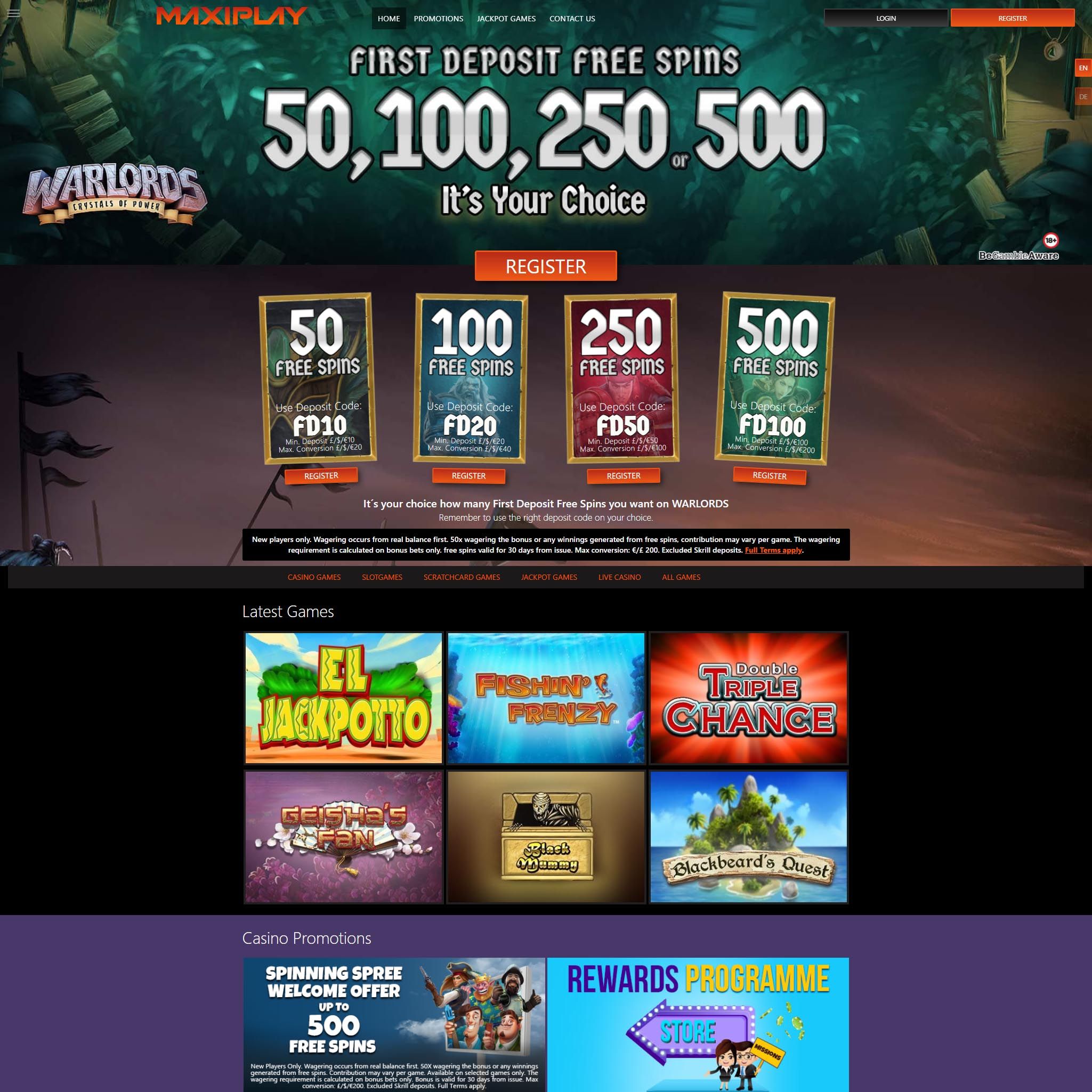 MaxiPlay Casino review by Mr. Gamble