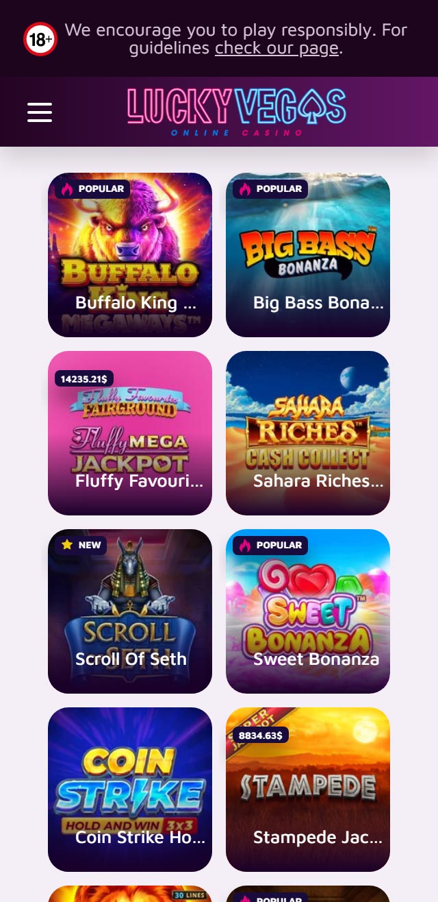 Lucky Vegas Casino review lists all the bonuses available for you today