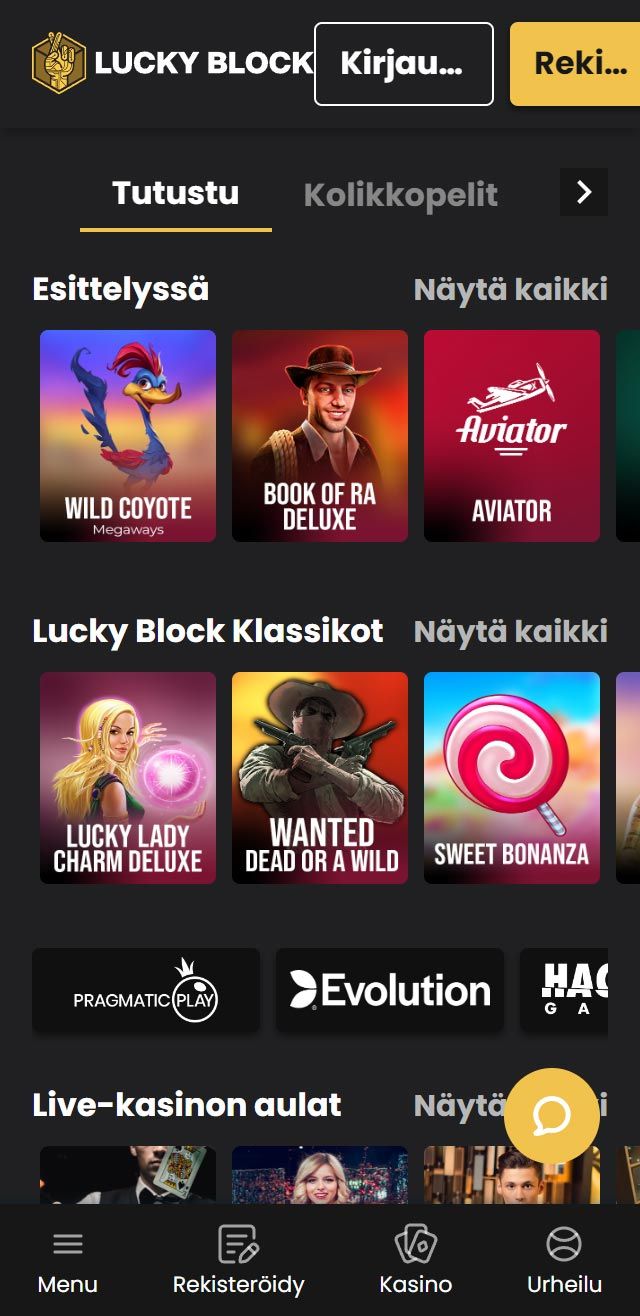 LuckyBlock Casino arvostelu listaa kaikki bonukset saatavilla sinulle tänään