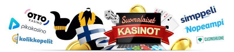 Suomikasinot netissä tarjoavat suomalaisten rakastamat pelit sekä suomalaisia pankkeja tukevat maksutavat ja verovapaat kasinovoitot.