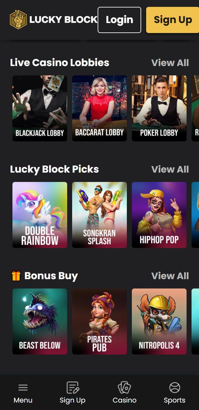 LuckyBlock Casino - checked and verified for your benefit