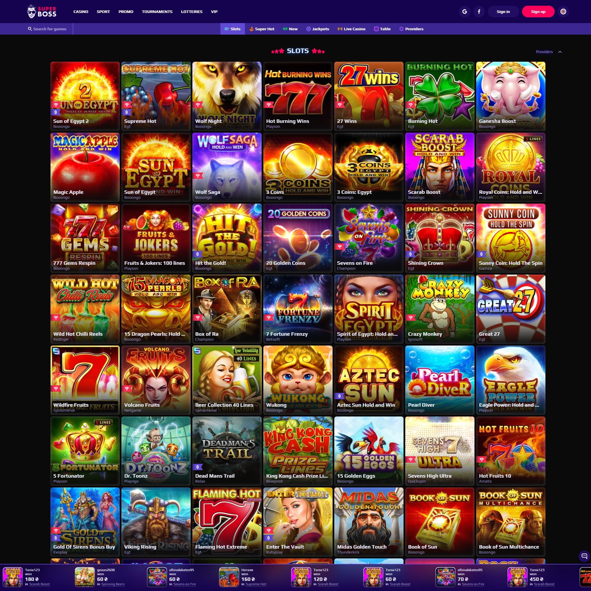 SuperBoss Casino CA review by Mr. Gamble