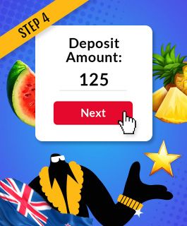 Select your preferred deposit amount