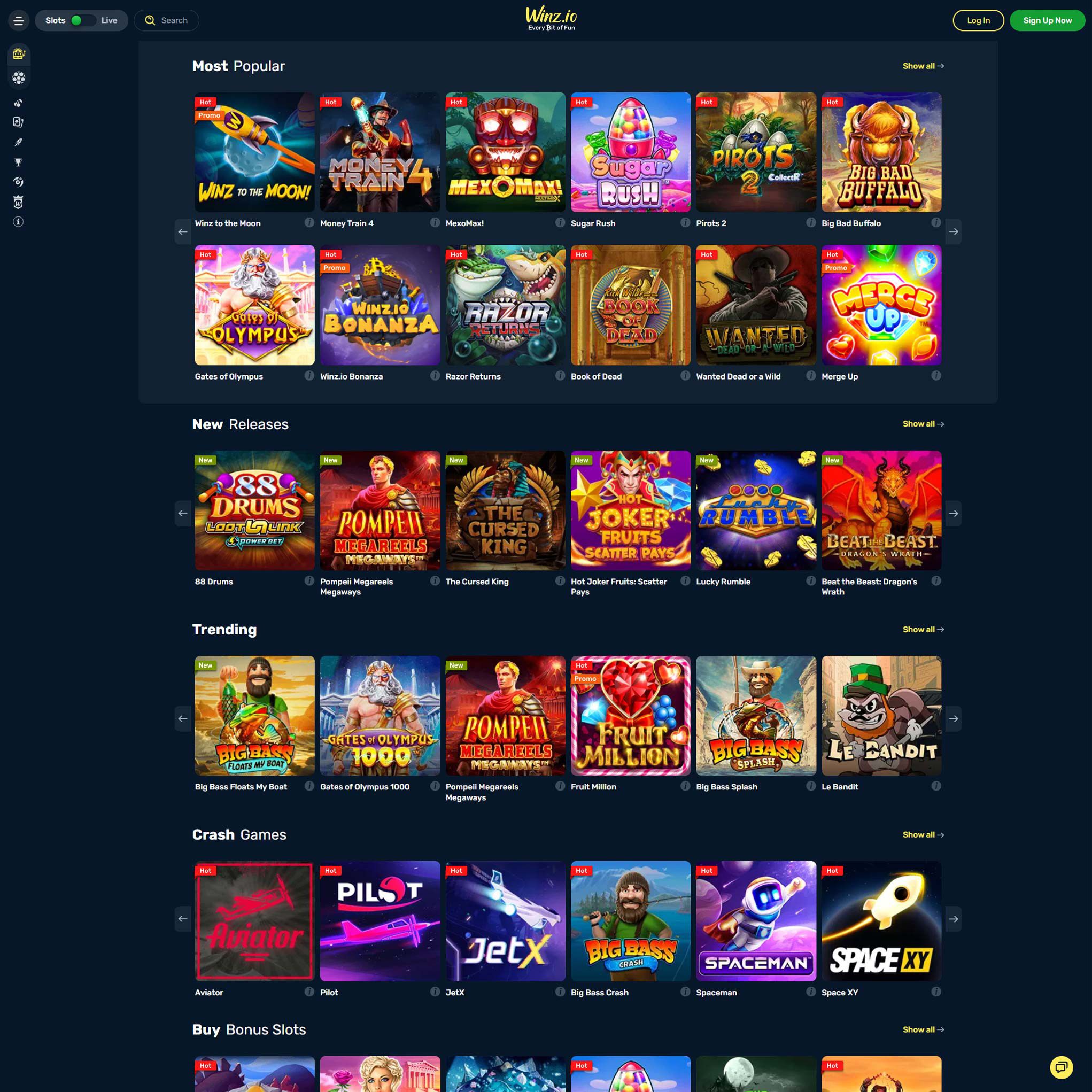 Winz Casino CA review by Mr. Gamble