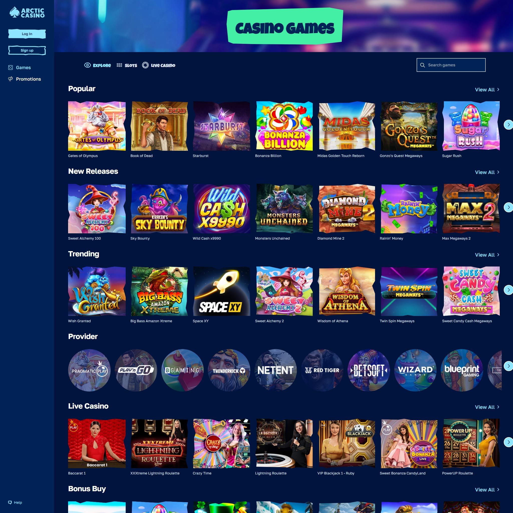 Arctic Casino Review 2024 | Bonus, Free Spins & Games