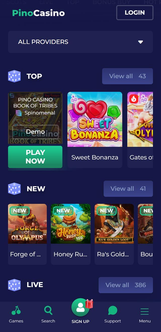 Pino Casino review lists all the bonuses available for Canadian players today