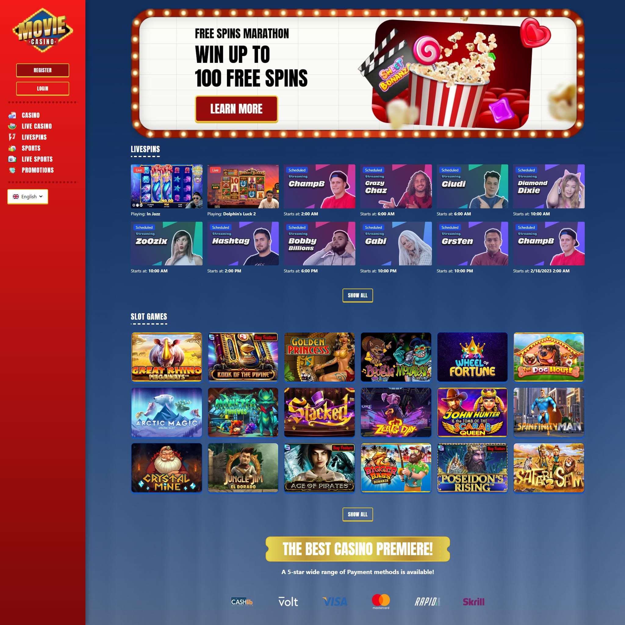 Movie Casino NZ review by Mr. Gamble