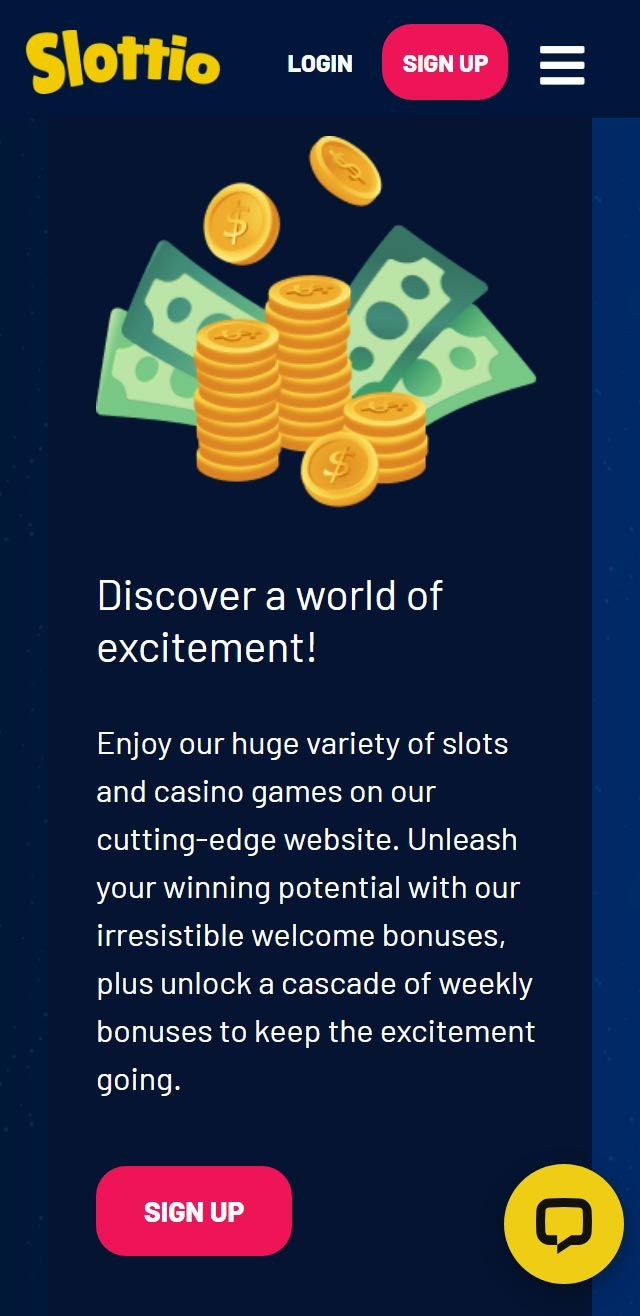 Slottio review lists all the bonuses available for you today