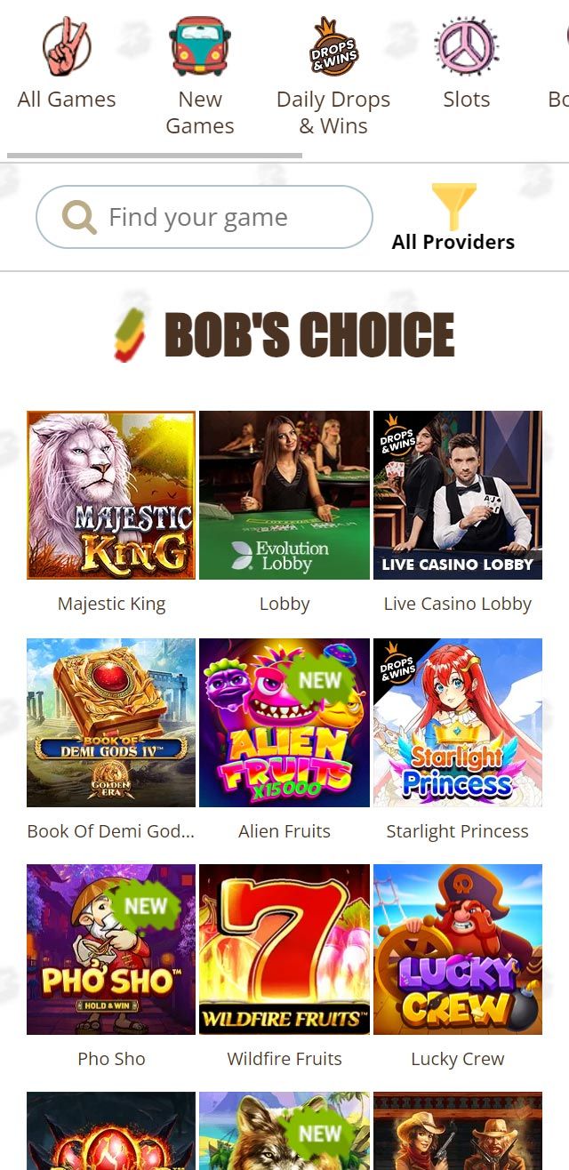 Bob Casino review lists all the bonuses available for Canadian players today
