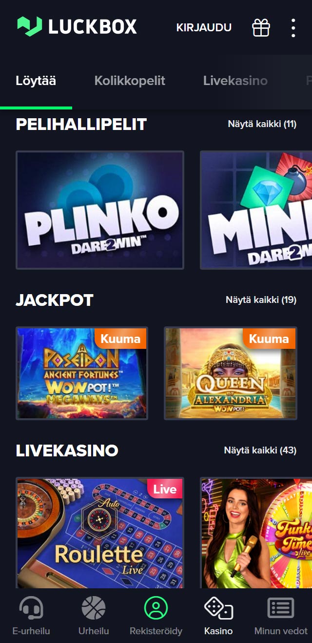 Luckbox Casino tarkistettu ja todennettu hyödyksesi