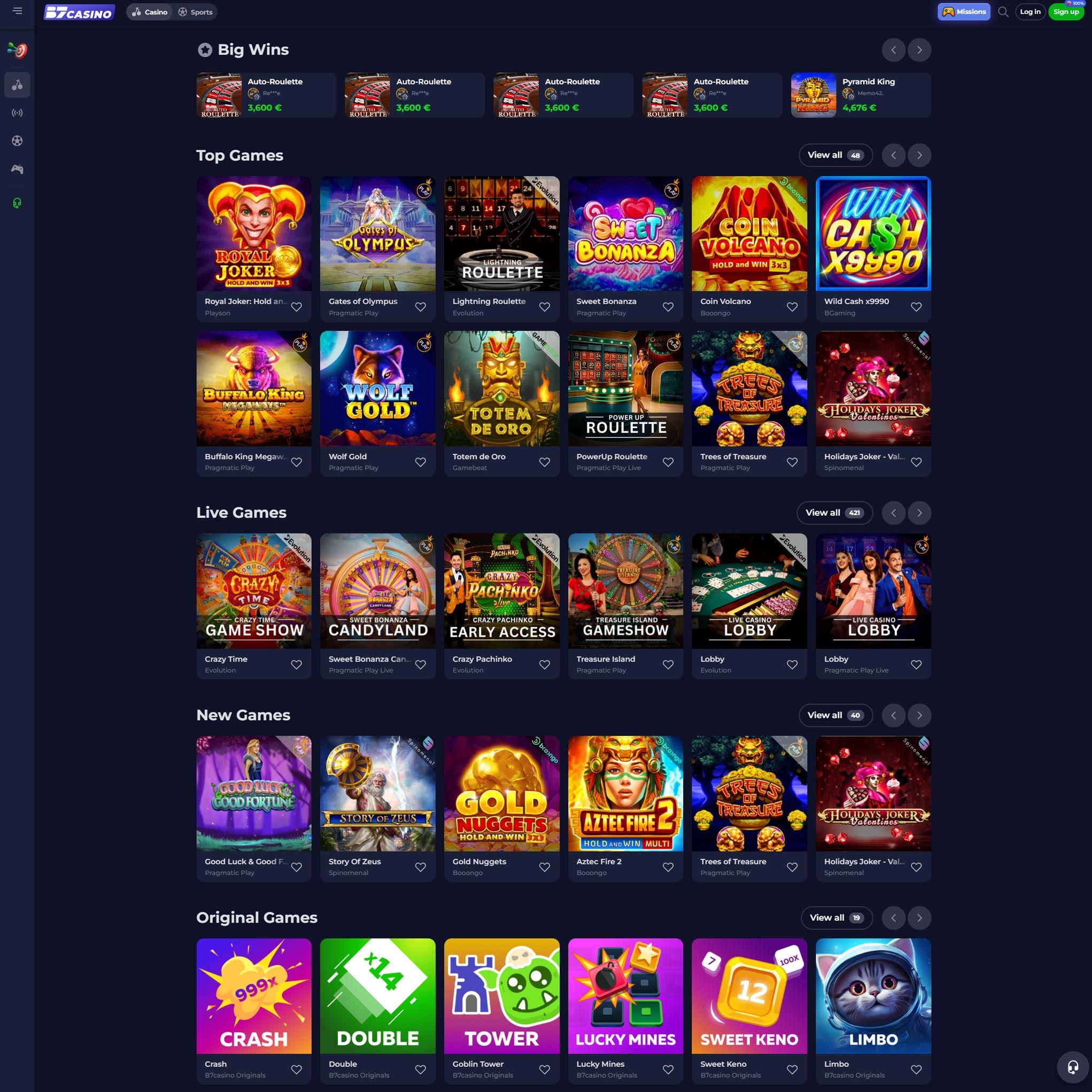 B7 Casino review by Mr. Gamble