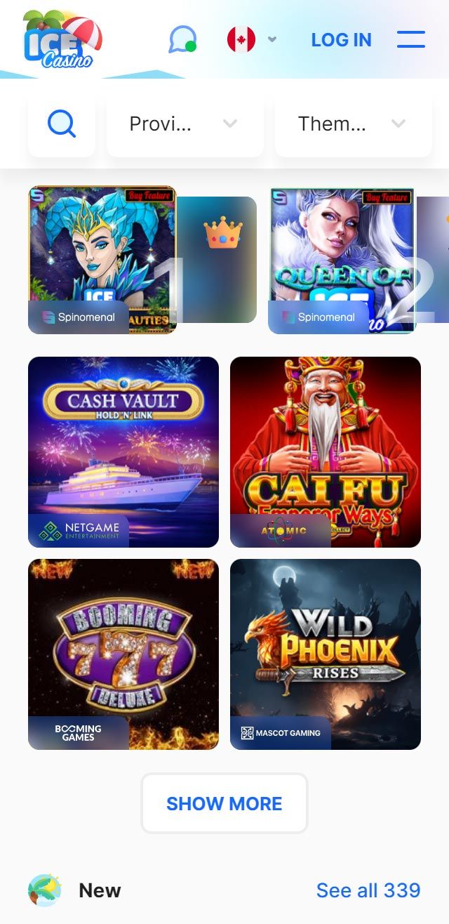 Ice Casino review lists all the bonuses available for Canadian players today