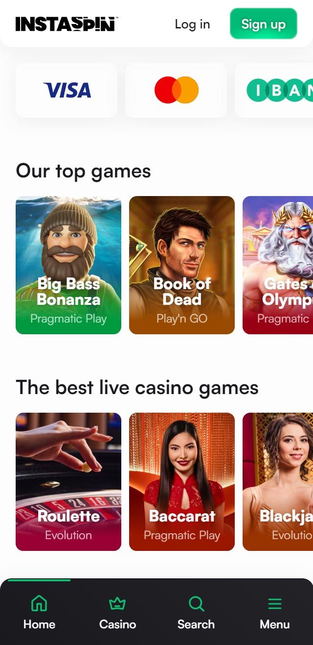 Instaspin Casino review lists all the bonuses available for you today