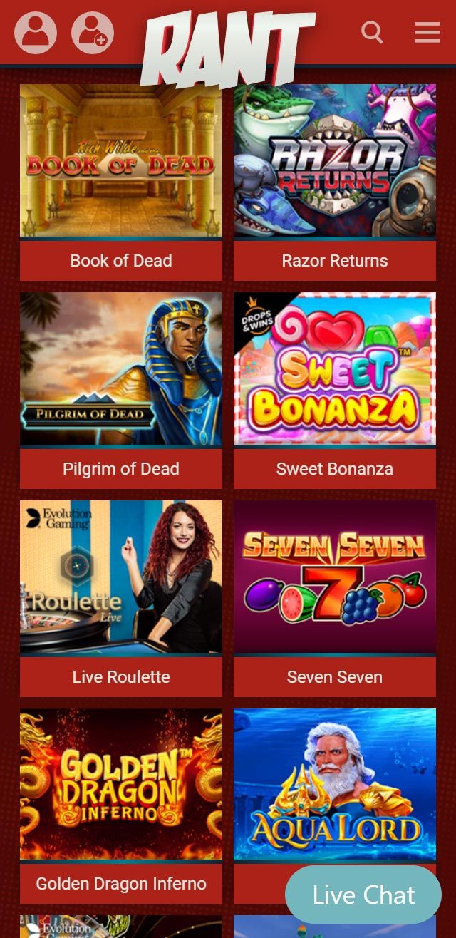 Rant Casino review lists all the bonuses available for Canadian players today