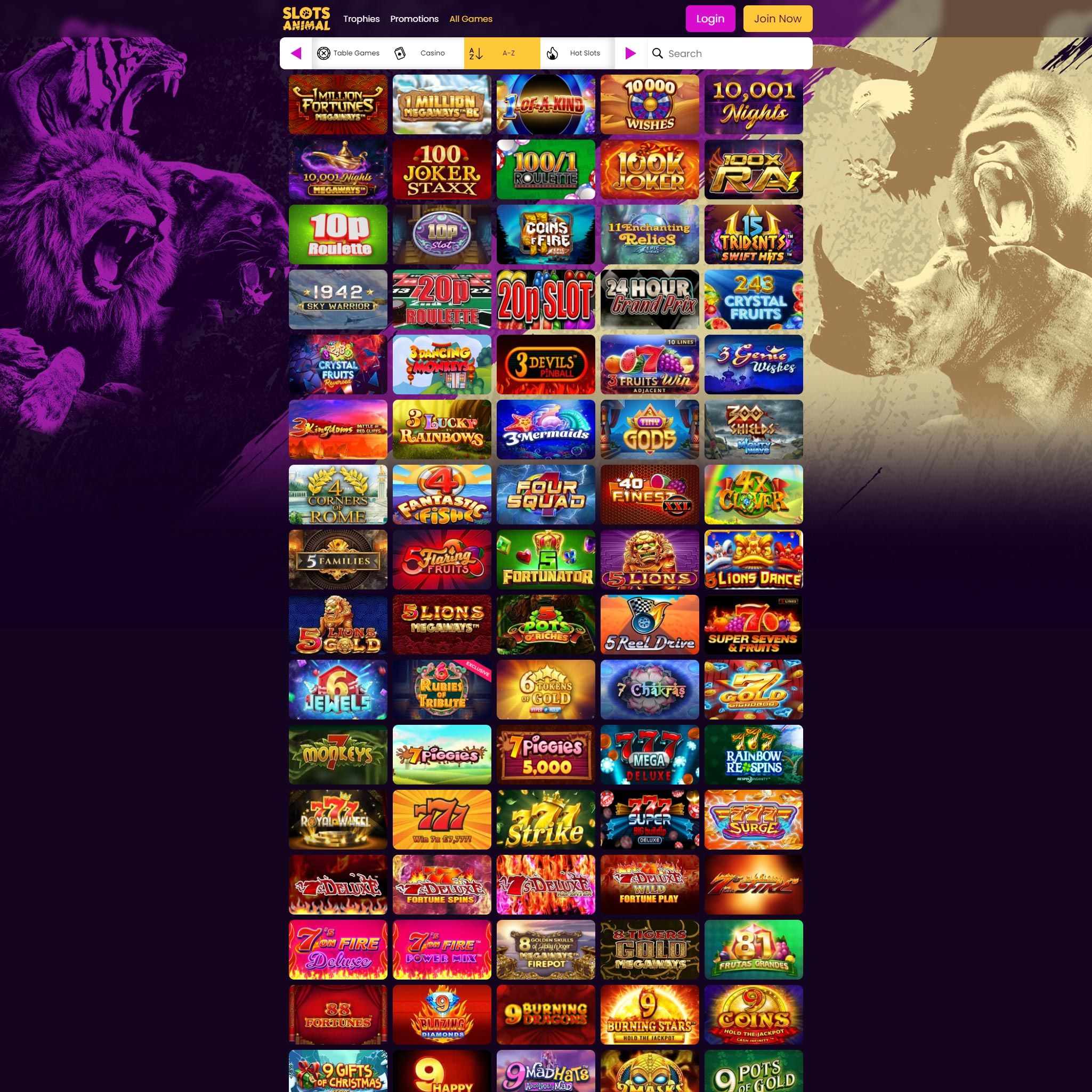 Slots Animal UK review by Mr. Gamble