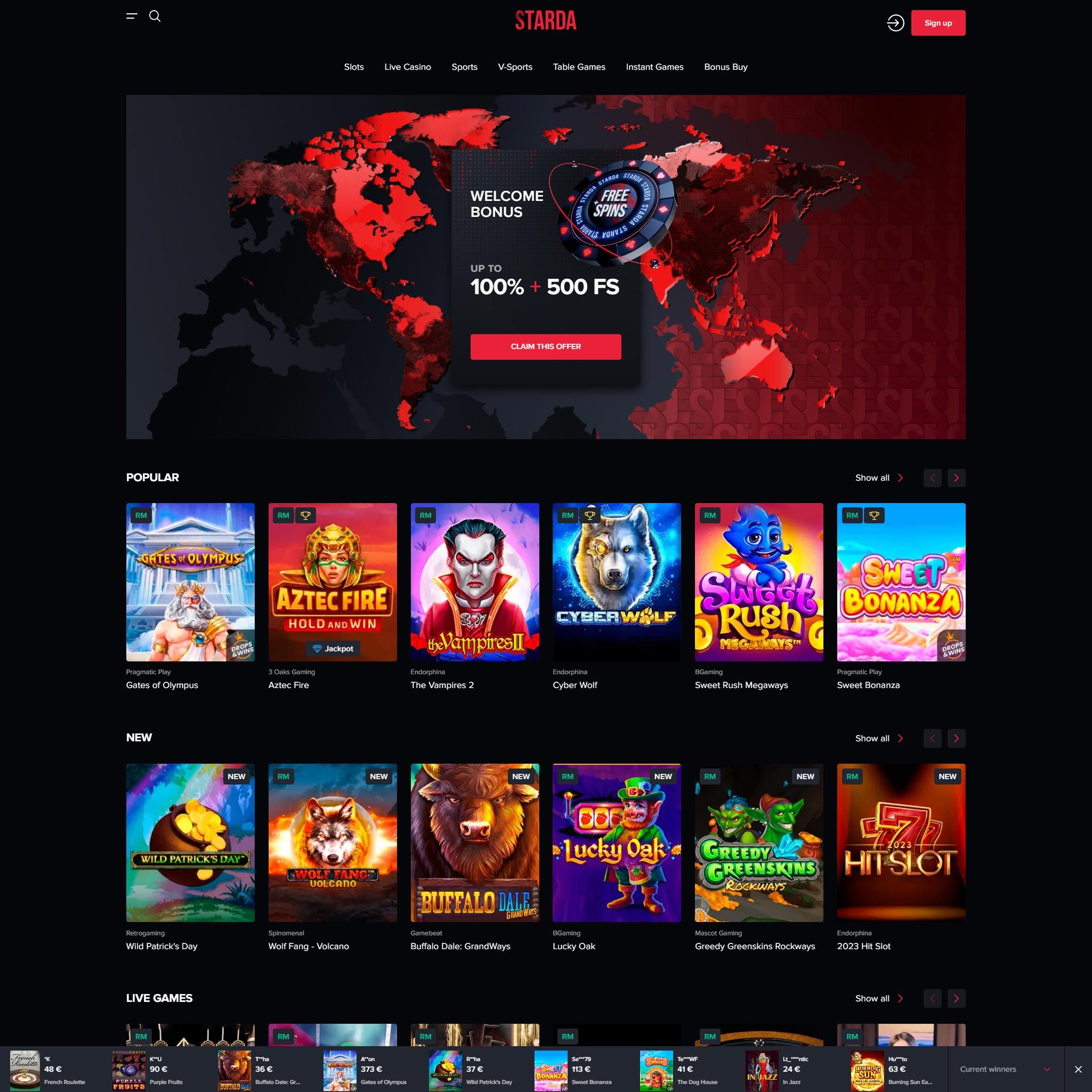 Starda Casino review by Mr. Gamble