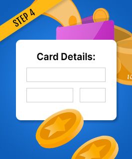 Add your card details to get free spins