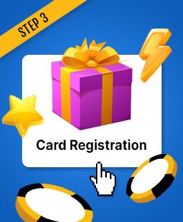 Select the free spins for card registration bonus