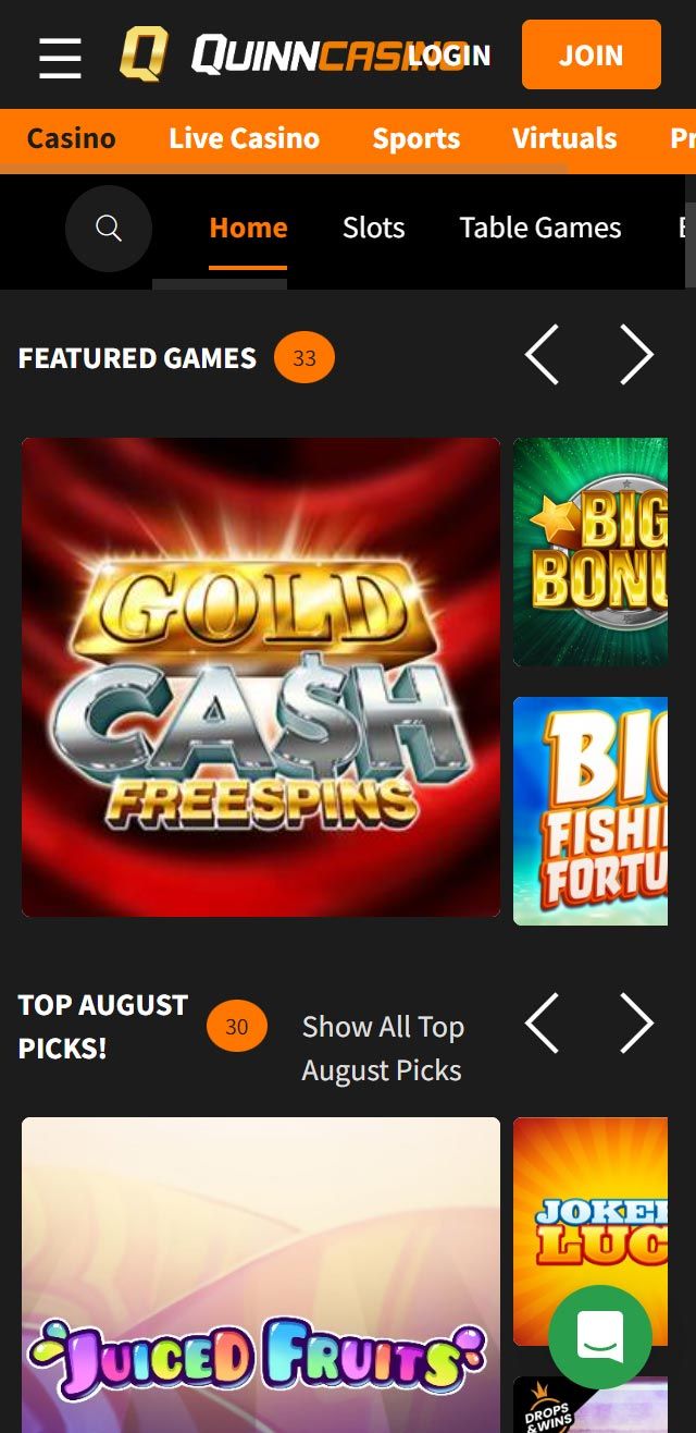 QuinnCasino review lists all the bonuses available for UK players today