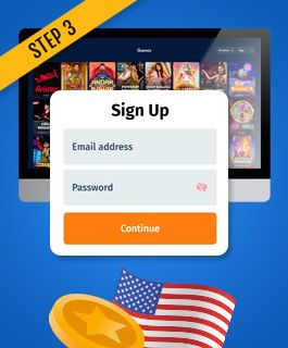 Register an account at a bitcoin casino