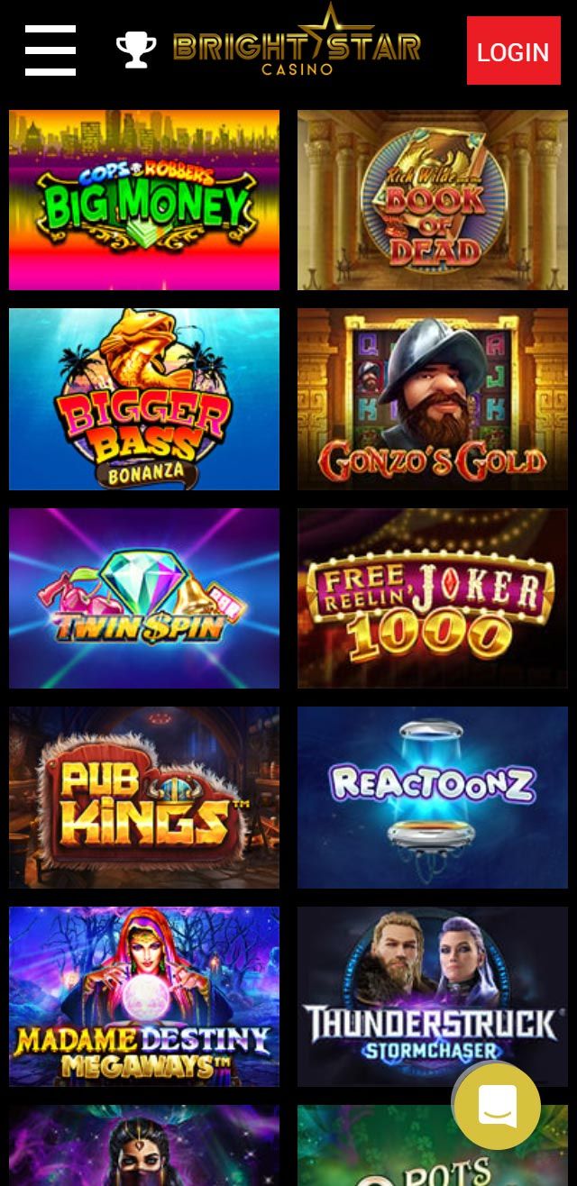 Bright Star Casino review lists all the bonuses available for UK players today