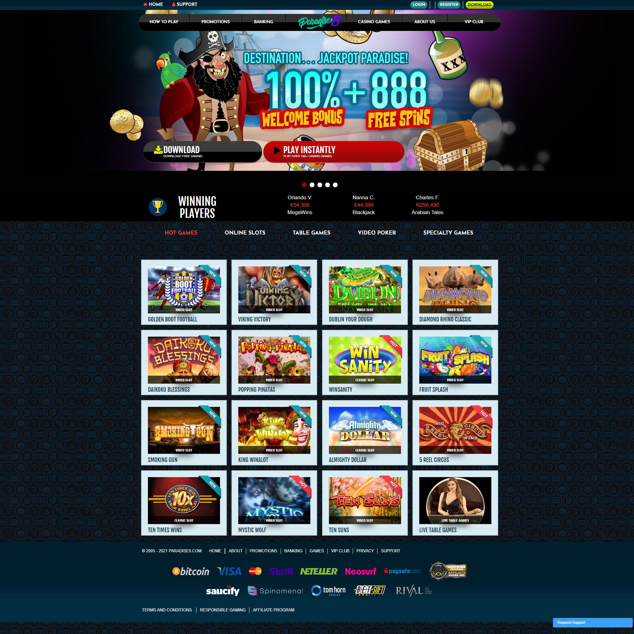 Paradise8 Casino CA review by Mr. Gamble