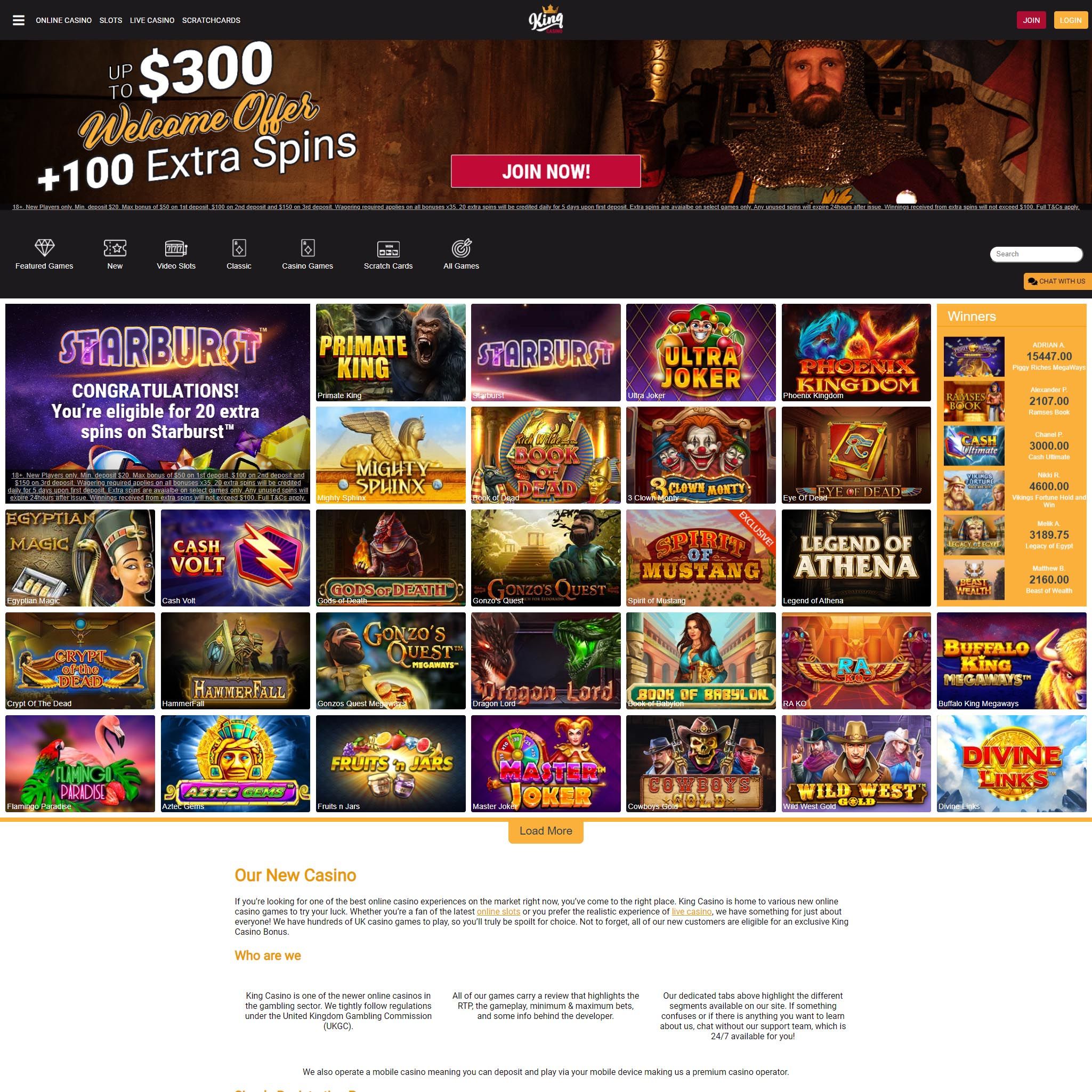 King Casino review by Mr. Gamble