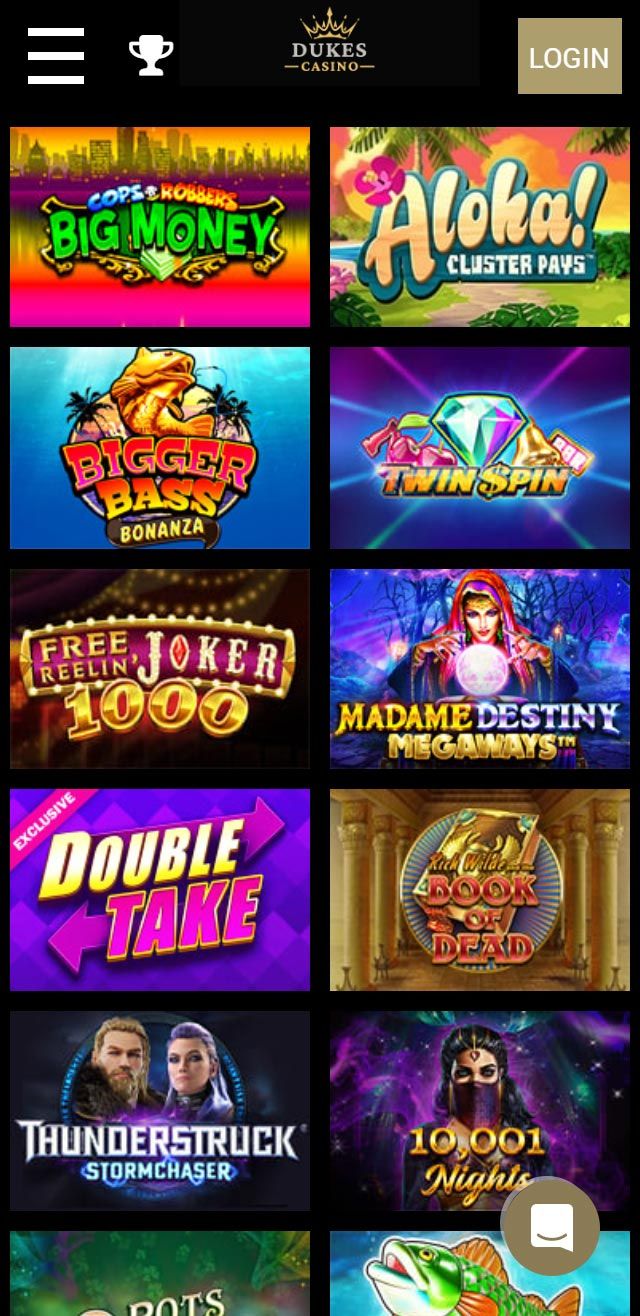 Dukes Casino review lists all the bonuses available for you today