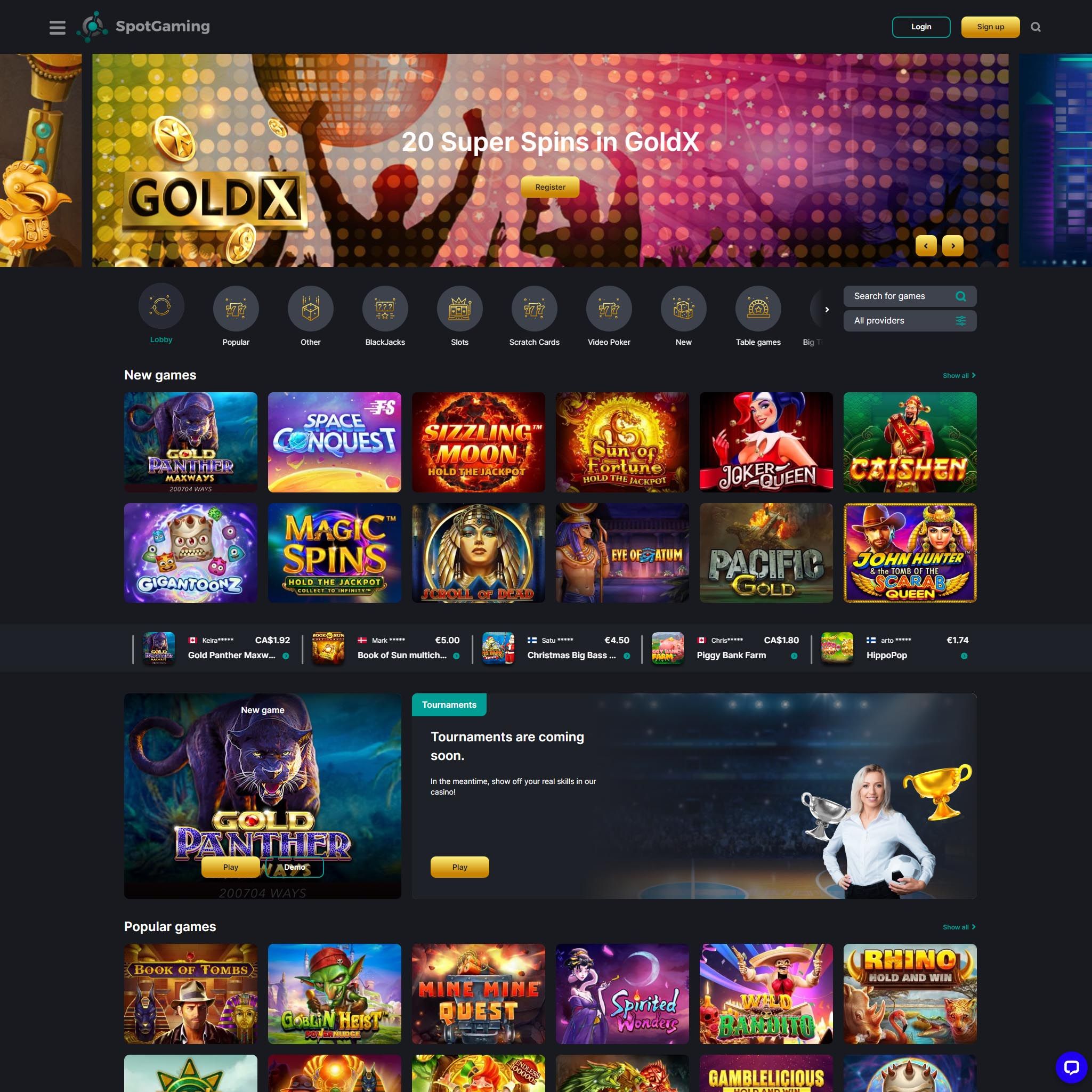 Spotgaming Casino review by Mr. Gamble