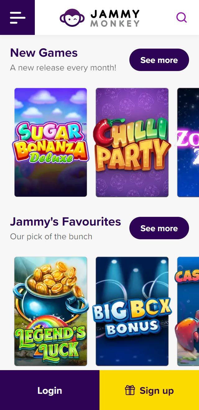 Jammy Monkey Casino review lists all the bonuses available for UK players today