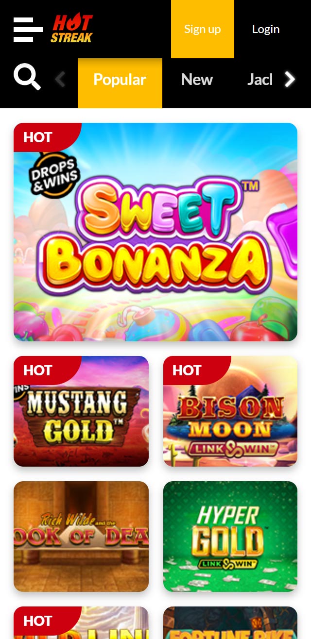 Hot Streak Slots review lists all the bonuses available for Canadian players today