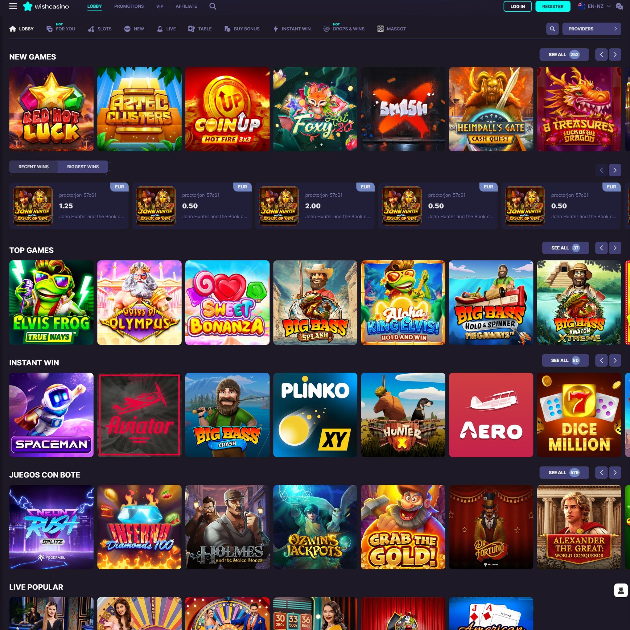 Wish Casino NZ review by Mr. Gamble