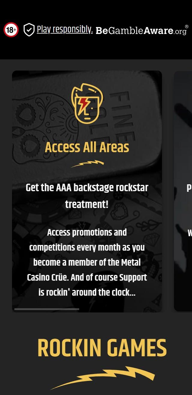 Metal Casino review lists all the bonuses available for you today