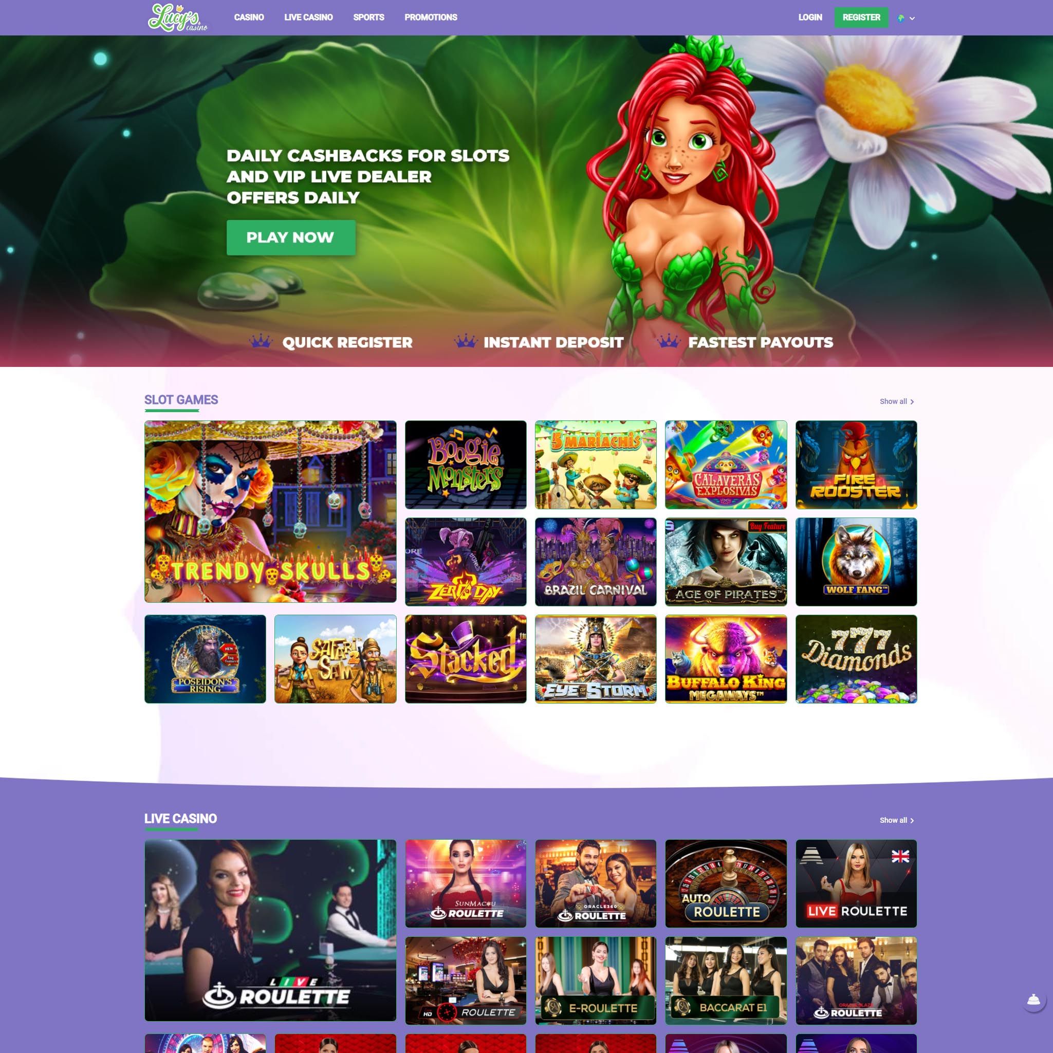 Lucys Casino review by Mr. Gamble