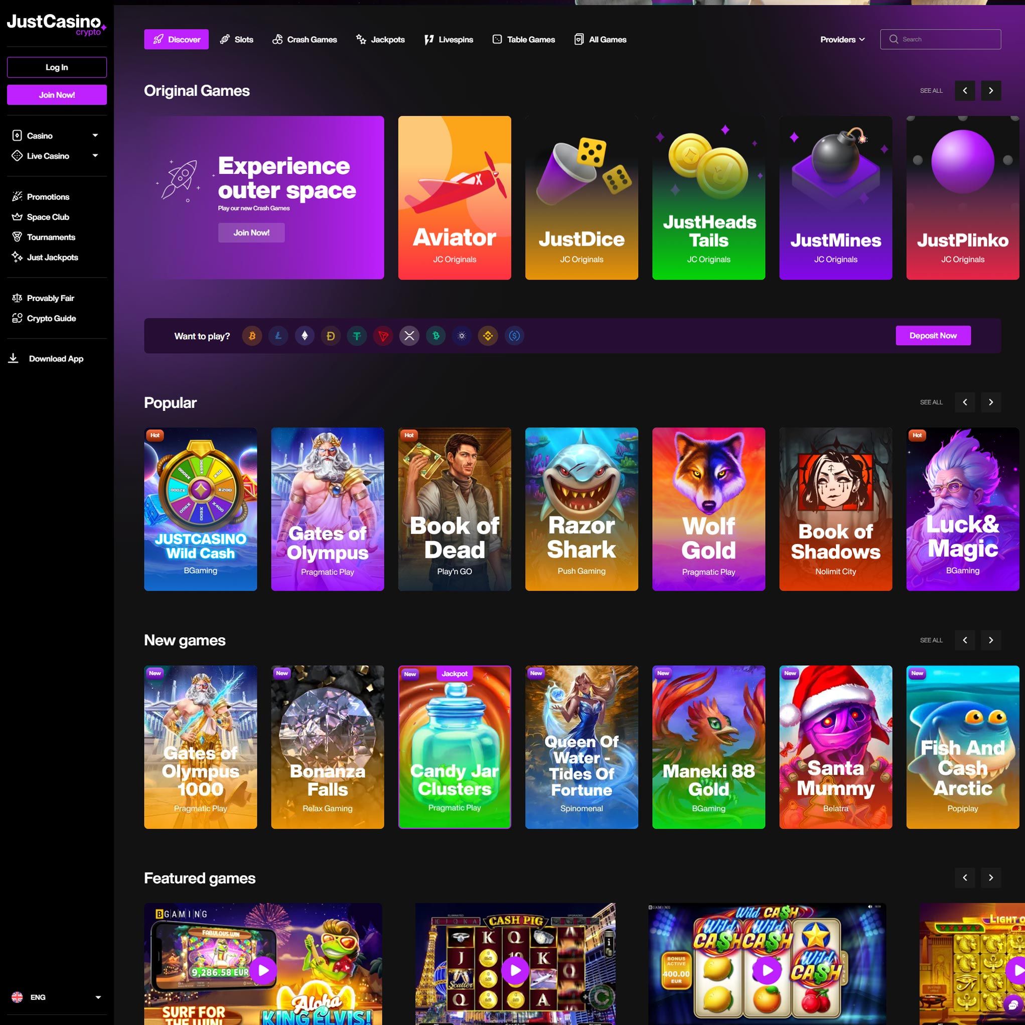 Justcasino.io NZ review by Mr. Gamble