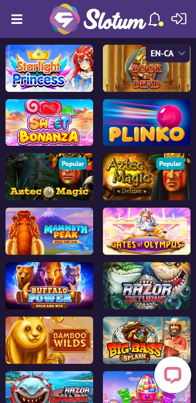 Slotum Casino review lists all the bonuses available for Canadian players today
