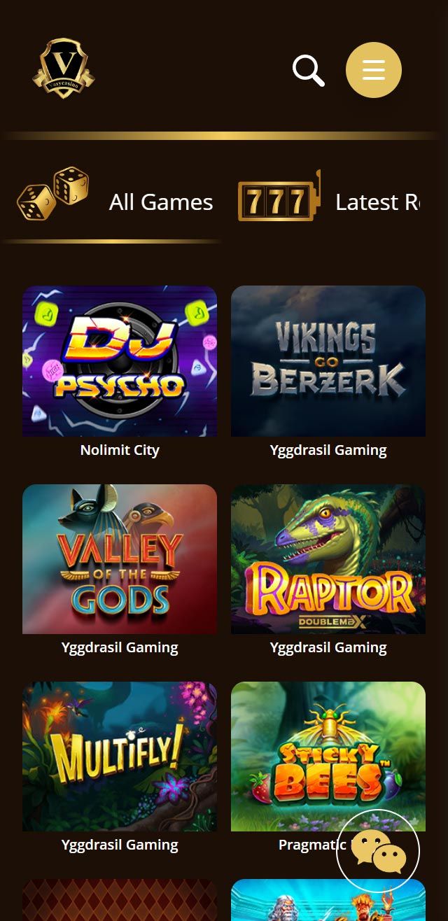 Vasy casino review lists all the bonuses available for you today