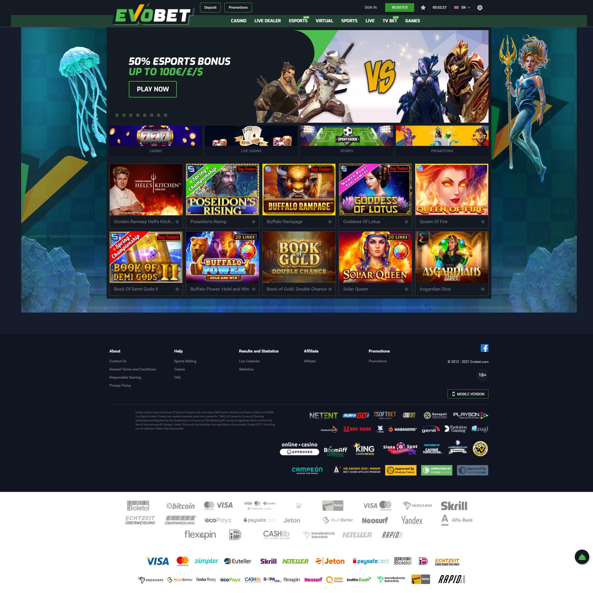 EvoBet Casino review by Mr. Gamble