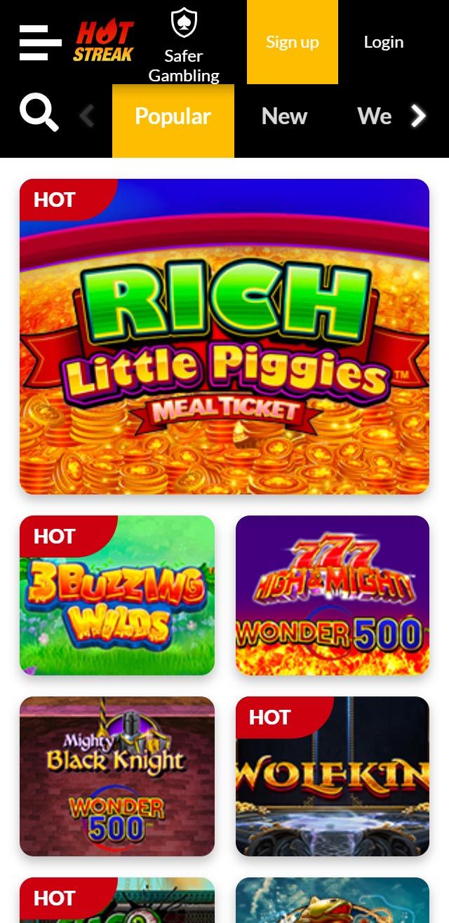 Hot Streak Slots review lists all the bonuses available for UK players today