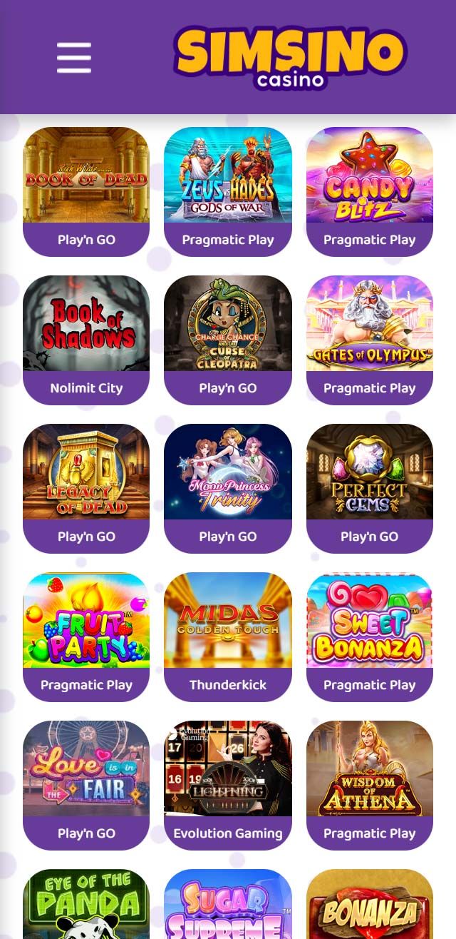 Simsino Casino review lists all the bonuses available for you today