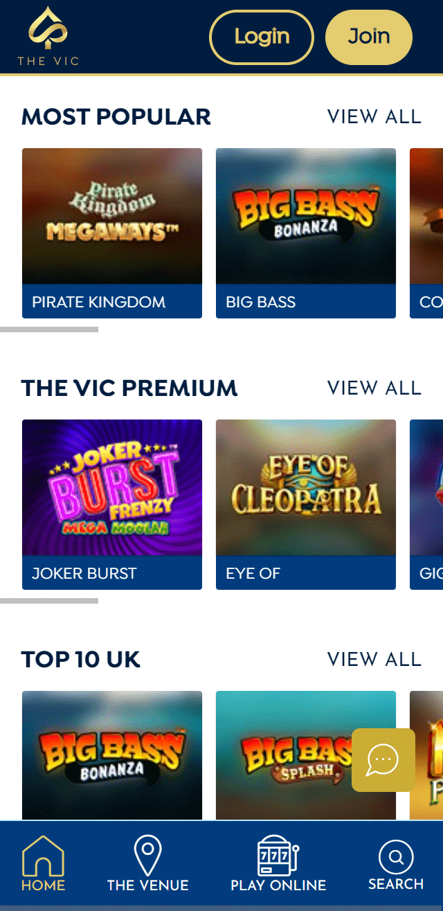 The Vic Casino review lists all the bonuses available for UK players today