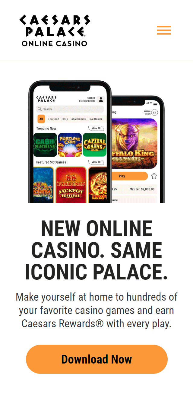 Caesars Palace Casino review lists all the bonuses available for NJ players today