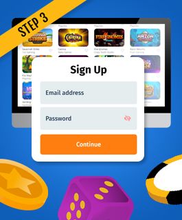 Register and deposit to casino NFT 