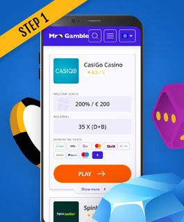 Select a casino on Android