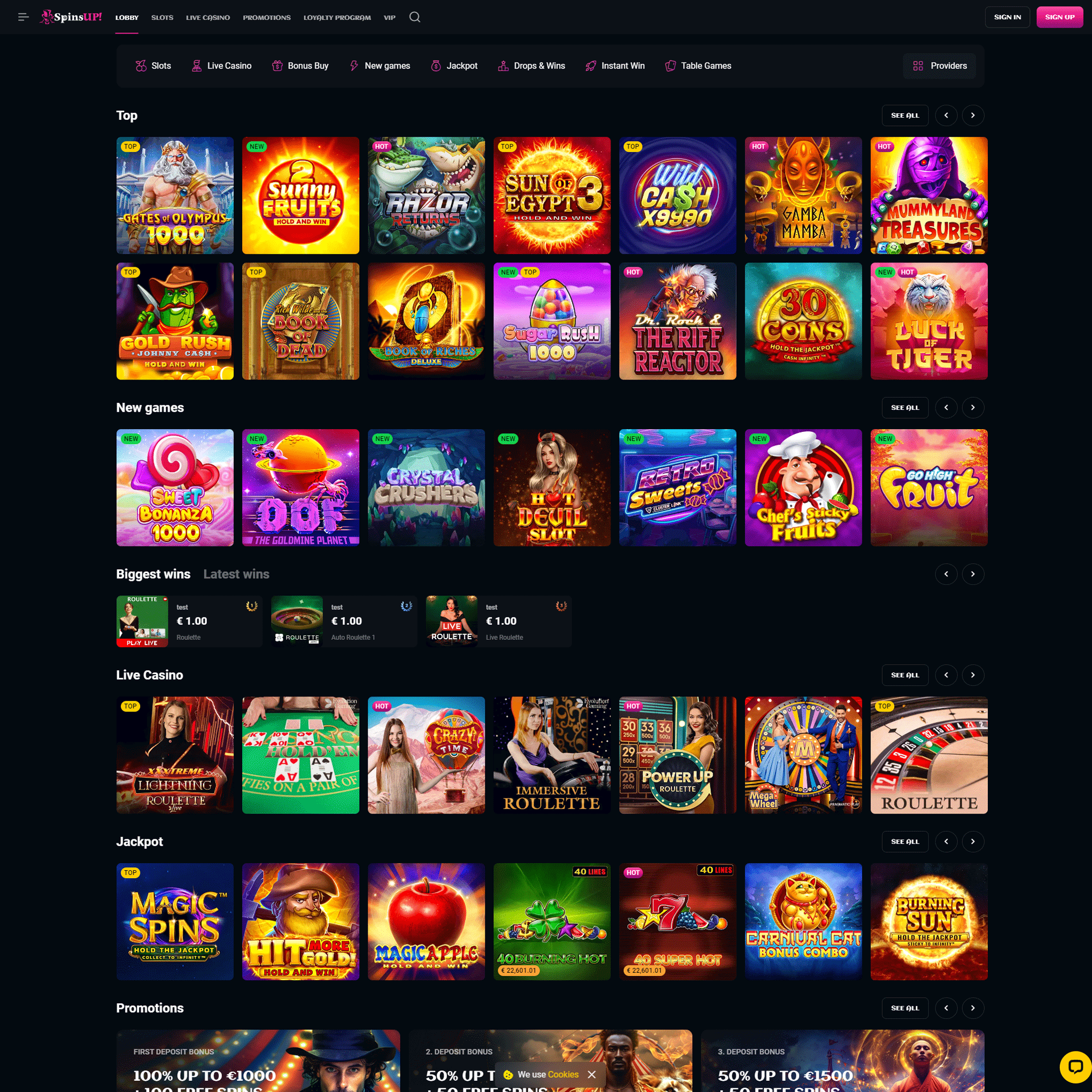 SpinsUP Casino review by Mr. Gamble